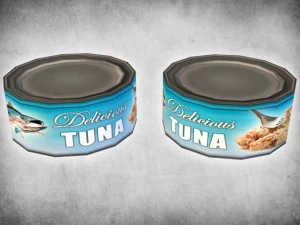 tuńczyk w puszce Model 3D