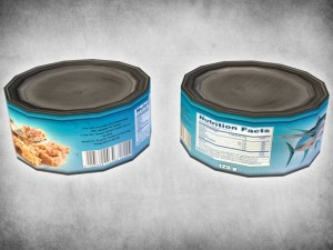 canned tuna Model 3D