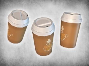 coffee cup take away 3D-Modell
