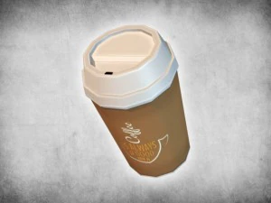 x&iacute;cara de caf&eacute; para levar Modelo 3D
