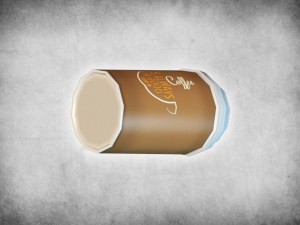 coffee cup take away 3D Model