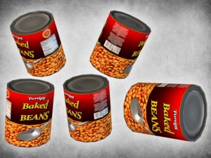 canned beans 3D-Modell