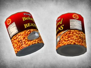 canned beans 3D Model