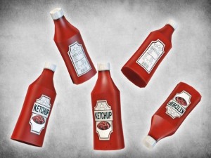 ketchup bottle 3D-Modell