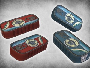 canned sadines Model 3D
