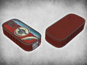 canned sadines Model 3D