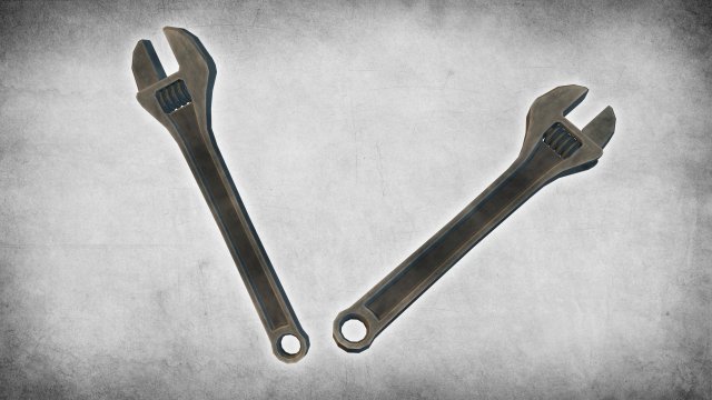 wrench Model 3D .c4d .max .obj .3ds .fbx .stl .blend 