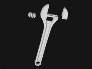 wrench Model 3D