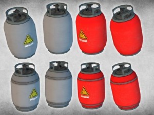 propane tanks 1 3D-Modell