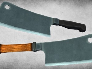 meat cleavers 3D-Modell