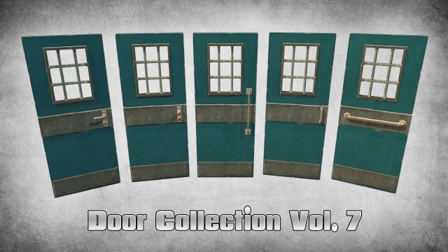 door collection vol 7 Modelo 3D .c4d .max .obj .3ds .fbx .stl .blend 