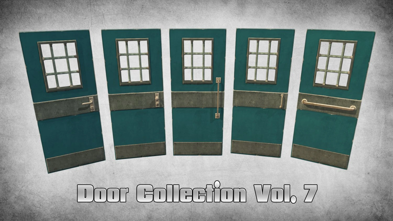 door collection vol 7 3D Model .c4d .max .obj .3ds .fbx .stl .blend