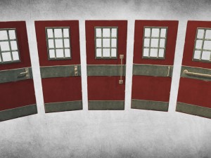 door collection vol 7 Modelo 3D