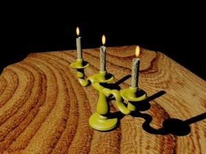 candlestick Modèle 3D