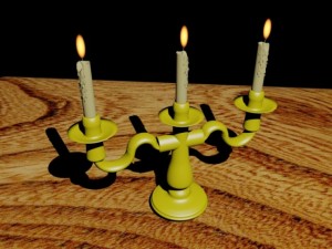 candlestick 3D Model