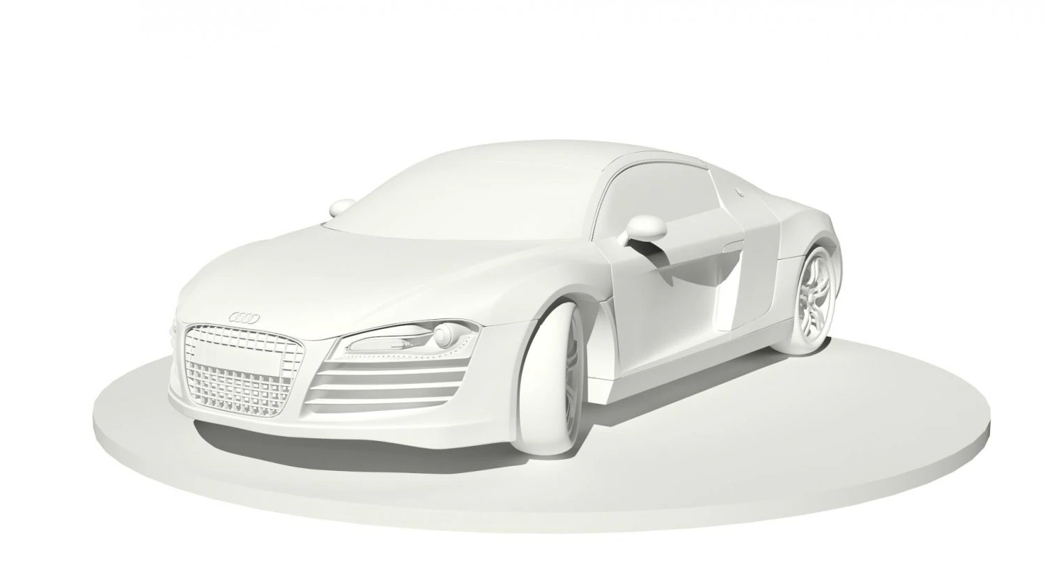 audi r8 Model 3D .c4d .max .obj .3ds .fbx .stl .blend 