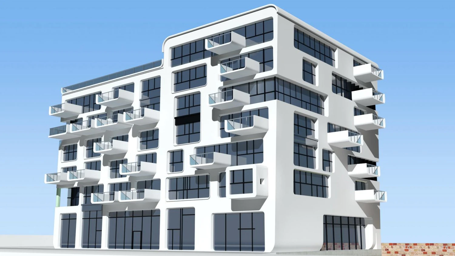 budynek Model 3D .c4d .max .obj .3ds .fbx .stl .blend