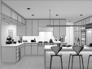 kitchen 3D मॉडल