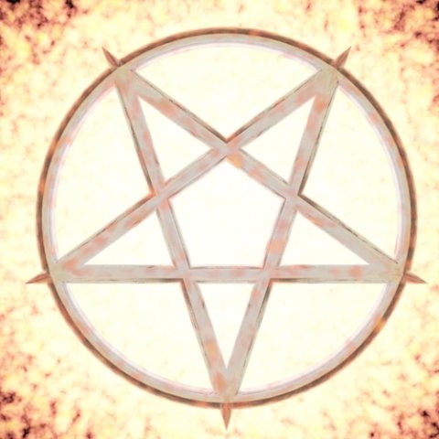 inverted pentagram 3D Model .c4d .max .obj .3ds .fbx .stl .blend 