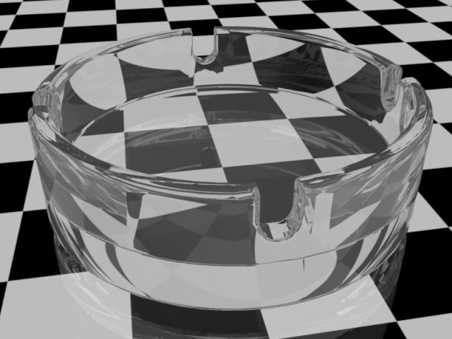 ashstray 3D Модель .c4d .max .obj .3ds .fbx .stl .blend 