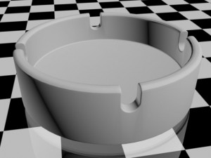 ashstray 3D Модель