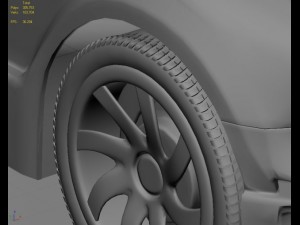 2005 ford mustang high res fully rigged 3D Model