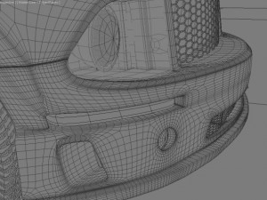 2005 ford mustang high res fully rigged 3D Model