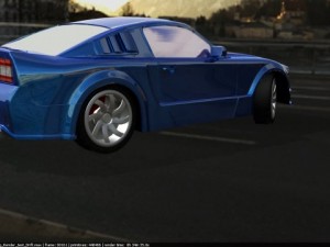 2005 ford mustang high res fully rigged 3D Model