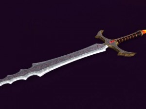 heavy sword Model 3D