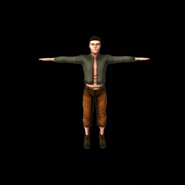 medieval man Modelo 3D .c4d .max .obj .3ds .fbx .stl .blend 