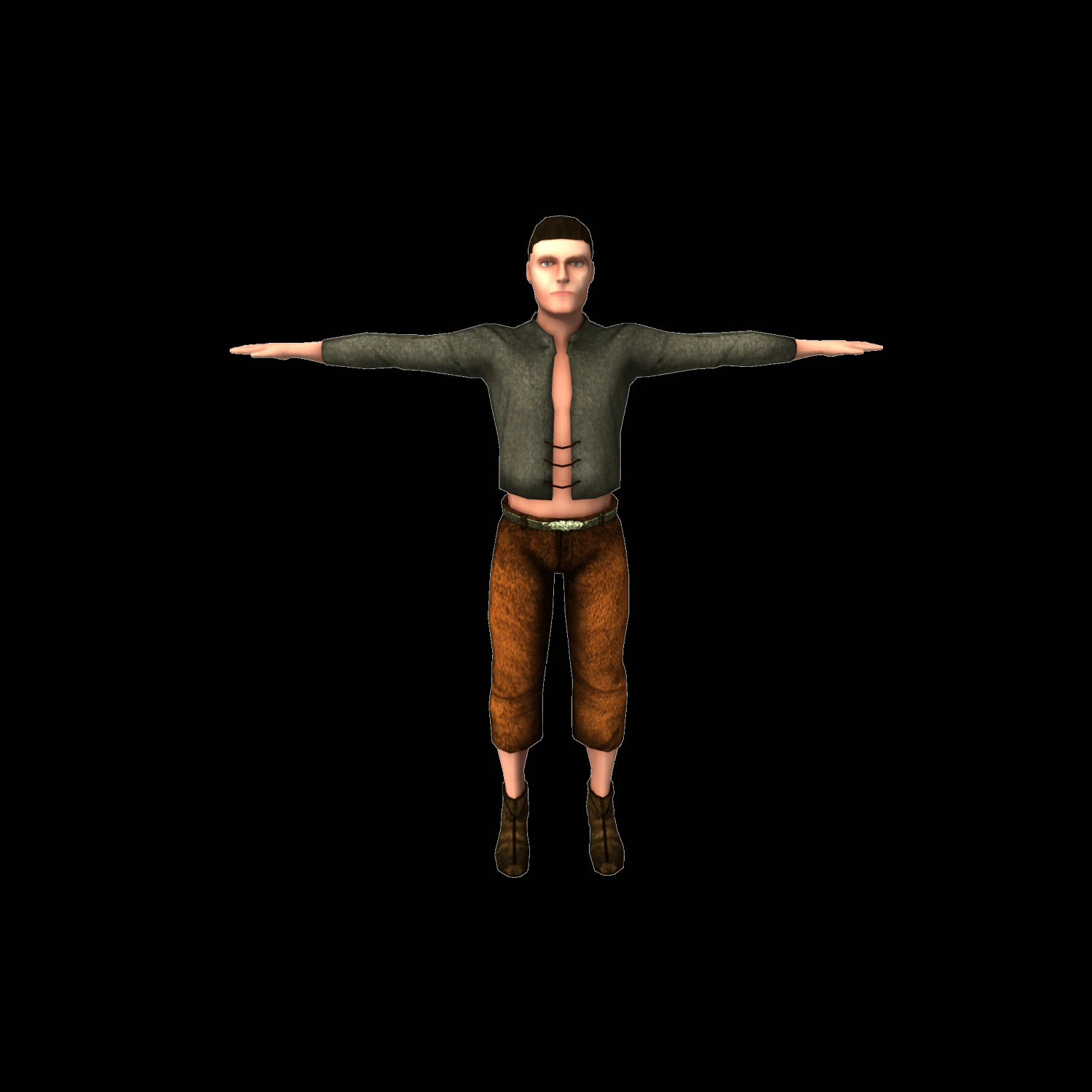 medieval man 3D Model .c4d .max .obj .3ds .fbx .stl .blend 