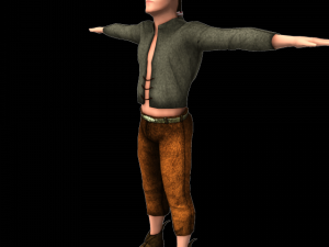 medieval man Modelo 3D