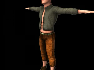 medieval man 3D Model