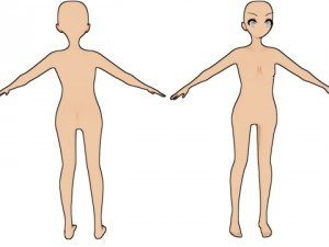 toon anime base 3D Model
