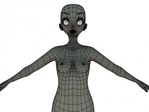 toon anime base 3D Model