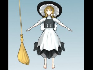kirisame marisa 3D Model