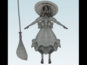 kirisame marisa Modelo 3D