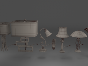 lamp set 1 3D Model