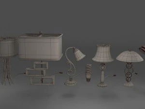 lamp set 2 3D Model