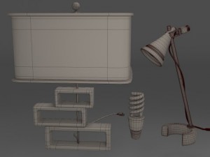 lamp set 3 3Dモデル