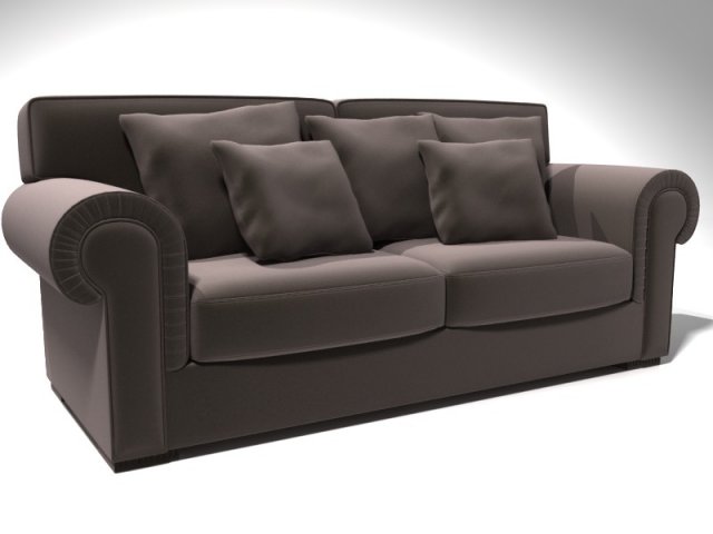 angelo cappellini 40102 sofa 3D Model .c4d .max .obj .3ds .fbx .stl .blend 