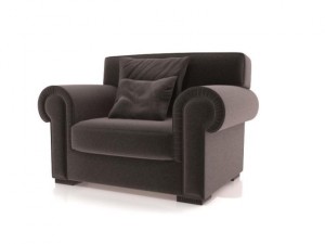 angelo cappellini 40101 armchair 3D Модель
