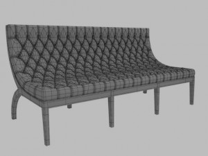 angelo cappellini 40133t sofa 3D Модель