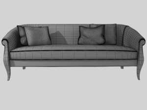 angelo cappellini 9130bd3 sofa 3D 模型