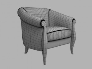 angelo cappellini 9130b chair 3D Model