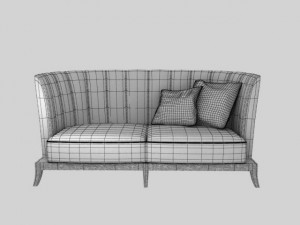 angelo cappellini 40072 sofa Model 3D