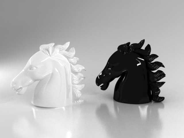 darchin horse head st0500350bppc 3Dモデル .c4d .max .obj .3ds .fbx .stl .blend