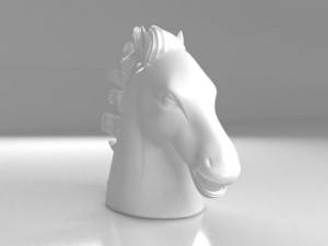 darchin horse head st0500350bppc 3D 모델