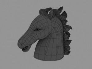 darchin horse head st0500350bppc 3D 모델