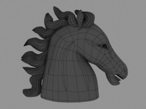 darchin horse head st0500350bppc 3D 모델